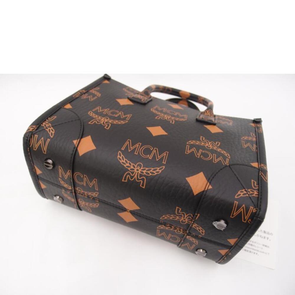 MCM Tote Bag Maxi Visetos Black - Picture 3 of 5